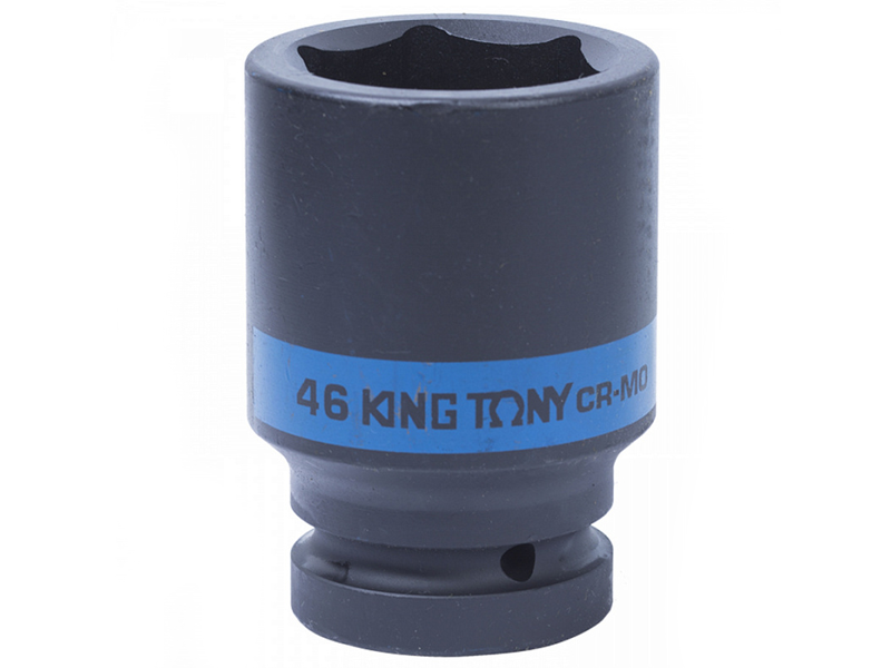Головка торцевая ударная удлиненная 1" 46 мм King Tony 843546M